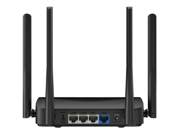 Mercusys MR25BE, Wi-Fi 7 (802.11be), Dobbelbånd (2.4 GHz / 5 GHz), Ethernet/bredbåndsforbindelse, Svart, Frittstående router