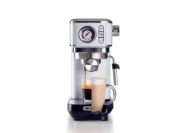 Ariete 1381/34, Espressomaskin, 1,1 l, Malt kaffe, Kaffe pute, 1300 W, Hvit