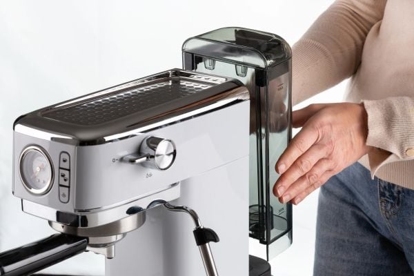 Ariete 1381/34, Espressomaskin, 1,1 l, Malt kaffe, Kaffe pute, 1300 W, Hvit