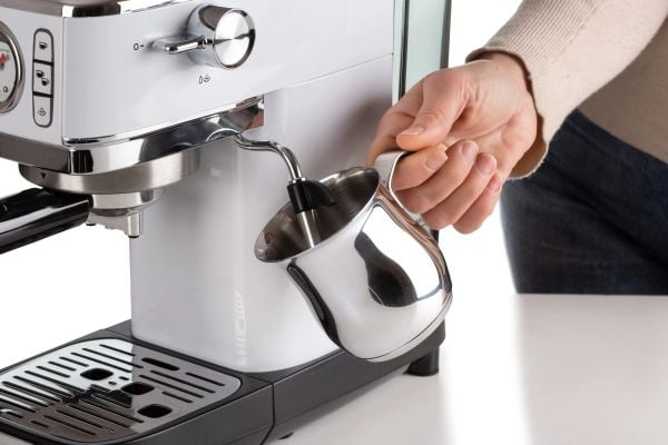 Ariete 1381/34, Espressomaskin, 1,1 l, Malt kaffe, Kaffe pute, 1300 W, Hvit
