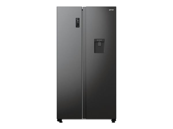 Gorenje Advanced NRR9185EABXLWD - Kjøleskap/fryser - side-ved-side med vannautomat - bredde: 91.5 cm - dybde: 67 cm - høyde: 178.6 cm - 547 liter -...