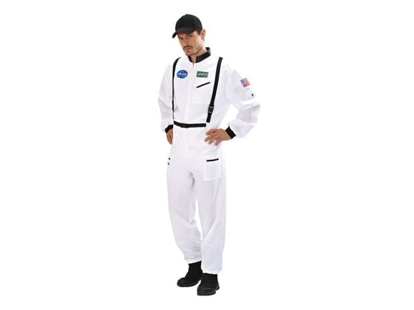 Vit astronautdräkt