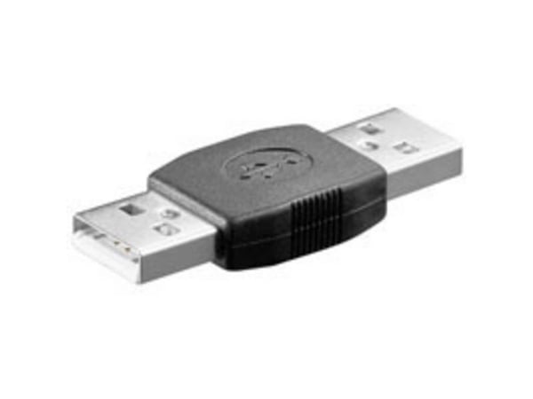 Delock - USB-hann-hunnveksler - USB (hann) til USB (hann) - svart