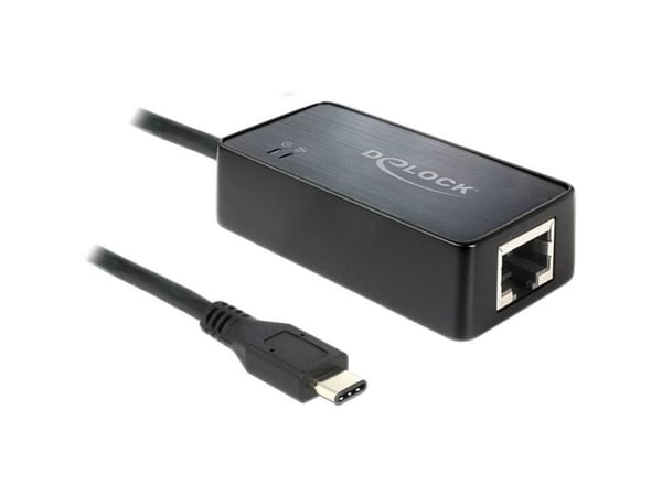 Delock - Nettverksadapter - USB 3.1 - Gigabit Ethernet - svart