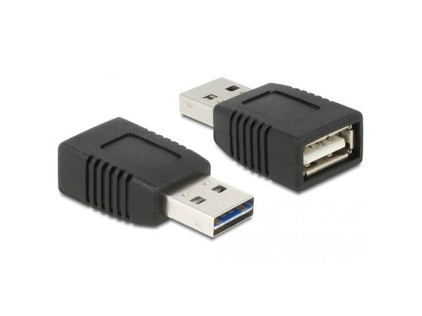 Delock Easy - USB-adapter - USB (hann) til USB (kun strøm) (hunn) - USB 2.0 - svart