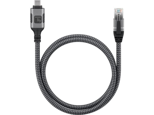 USB-C til Gigabit Ethernet RJ45 nettverkskabel 3m
