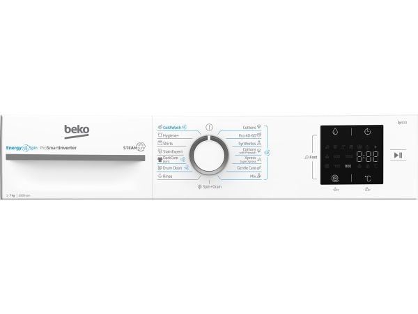 Beko b300 BM3WFSU37013WW, frontlast, 7 kg, 1000 o/min, A, hvit