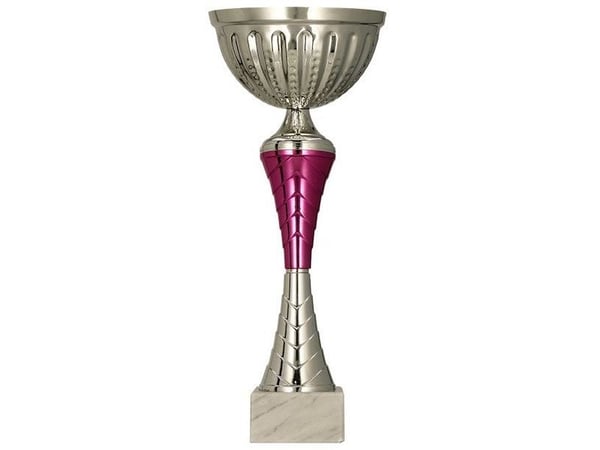 Victoria Sport pokal i metall sølv-lilla