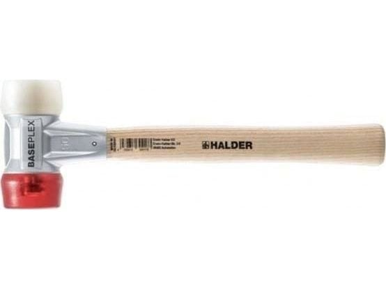 Halder BASEPLEX 3968.030 gummihammer, ergonomisk grep, hard, 360 g, 280 mm (1 stk.)