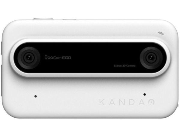 Kandao QooCam EGO Fotocamera 3D Con Mirino – Video 3840x1080 A 60fps, Stabilizzazione A 6 Assi, Condivisione Cloud