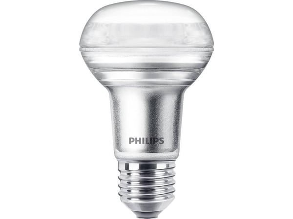 Philips - LED-pære for søkelys - form: R63 - E27 - 3 W (ekvivalent 40 W) - klasse A+ - varmt hvitt lys - 2700 K