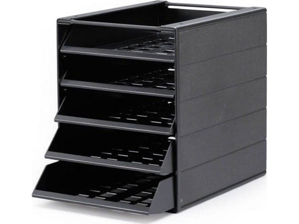 Durable IDEALBOX BASIC 5, Svart, C4, 5 skuffer, 250 mm, 322 mm, 332 mm
