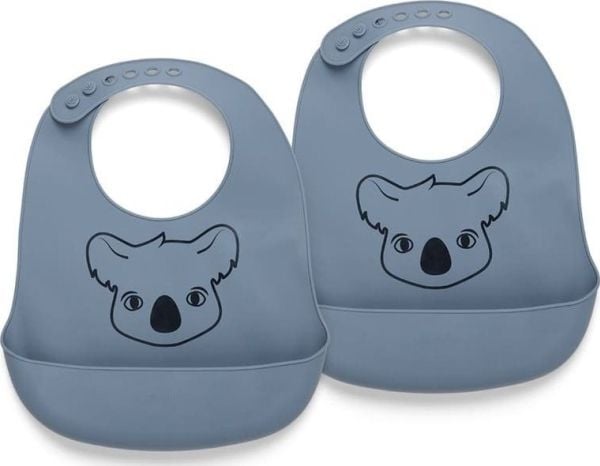 Nuuroo nuuroo - 2 silikonilappua, joissa tasku Koala Beringinmeri