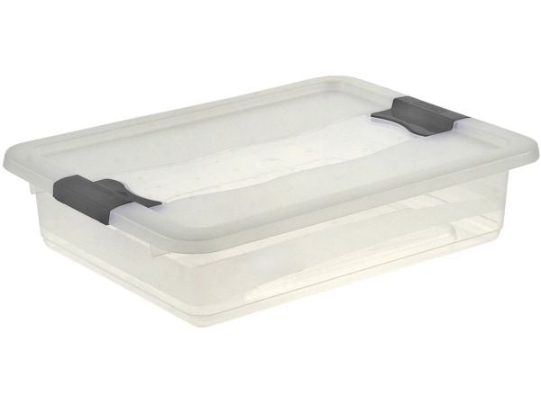 Keeper Box med lokk krystallboks Cornelia 39,5x29,5x9,5cm 7L gjennomsiktig