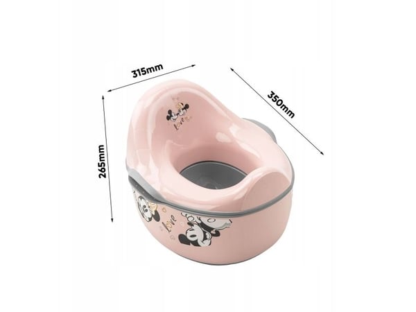 OKT Kids Podins luxury 4-i-1 multifunktionell Kasimir "Minnie Mouse" 34, 9x31,5x26,2 cm rosa
