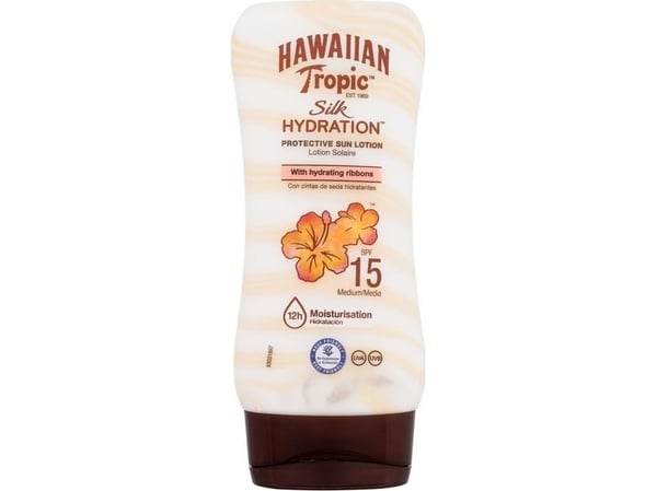 Hawaiian Tropic Silk Hydration Protective Sun Lotion SPF 15, Sunscreen lotion 180 ml