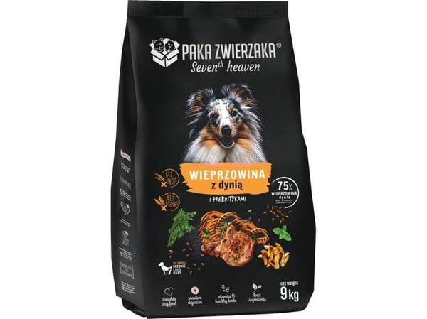 Dyrepakke Dyrepakke Seventh Heaven svinekjøtt med gresskar L 9kg