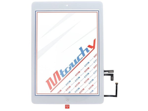 Samsung MUSTTBY Kosketusnäyttö + teippi + Home iPAD Air1:lle (valkoinen)