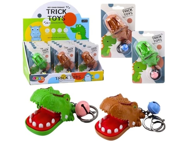 Näppärä peli Hammaslääkäri Dinosaurus Avaimenperä Riipus 2in1