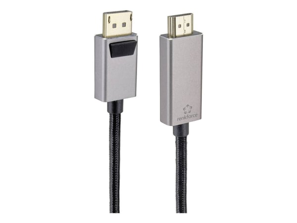 RF-4995158 DisplayPort-kabel[1x hann - 1x HDMI hann] Svart (RF-4995158)