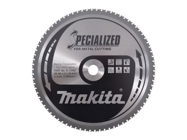 MAKITA SIRKULSAG 305x25,4x78z SPESIALISERT TYNN PLATE