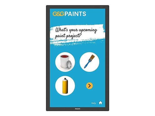 Philips 24BDL3751T - 24" Diagonalklasse Interactive 3000 Series LED-bakgrunnsbelyst LCD-skjerm - intelligent skilting - med pekeskjerm (multiberøri...