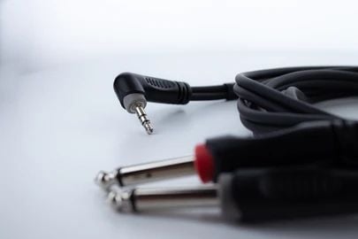 Cordial EY 3 WRPP, 3.5mm, Hankjønn, 2 x 6.35mm, Hunkjønn, 3 m, Svart