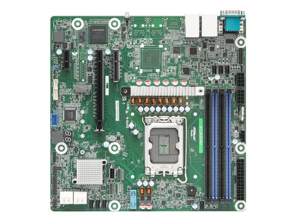 Moderkort AsRock EC262D4U 1x LGA1700 Intel Xeon E-2400 C262 (4x DIMM 8x SATA 2xOCulink 1xM.2x1Gbe IPMI mATX)