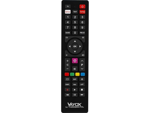 Fjernkontroll til TCL og Thomson Vayox TV VA0143