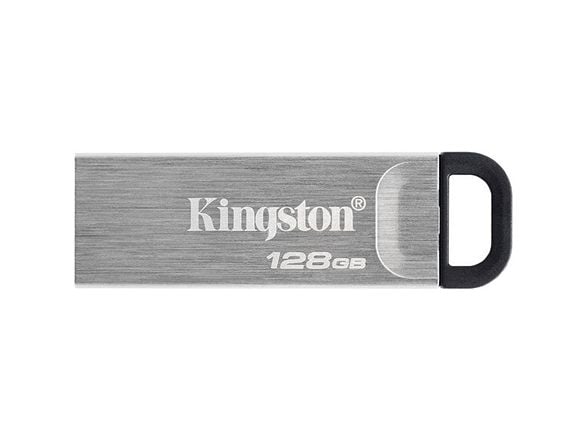 Kingston Technology DataTraveler Kyson, 128 GB, USB Type-A, 3.2 Gen 1 (3.1 Gen 1), 200 MB/s, Utan skyddshatt, Silver