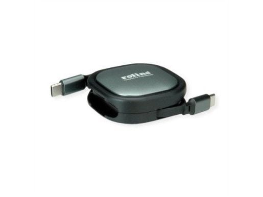 ROLINE 11.02.8420, 1,2 m, USB C, USB C, USB 2.0, Svart, Grå