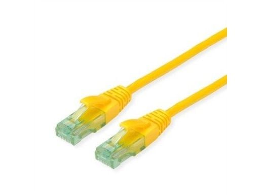 ROLINE 21.45.3183, 0,3 m, Cat6a, U/UTP (UTP), RJ-45, RJ-45, Gul