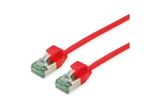 ROLINE 21.45.3310-100, 0,15 m, Cat6a, U/FTP (STP), RJ-45, RJ-45, Röd