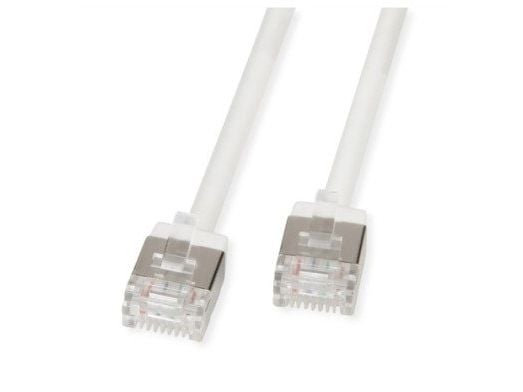 ROLINE 21.15.4573, 3 m, Cat6a, U/FTP (STP), RJ-45, RJ-45, Hvit