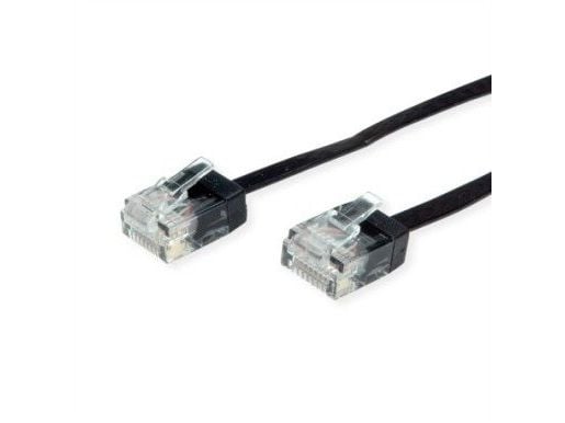 ROLINE 21.15.2193, 2 m, Cat6a, U/UTP (UTP), RJ-45, RJ-45, Sort