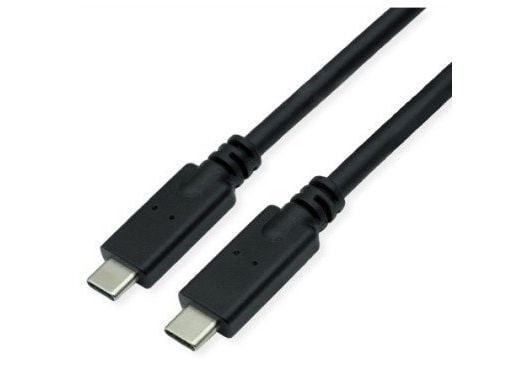 ROLINE 11.02.9067, 7 m, USB C, USB C, USB 3.2 Gen 2 (3.1 Gen 2), 10 Gbit/sek., Sort