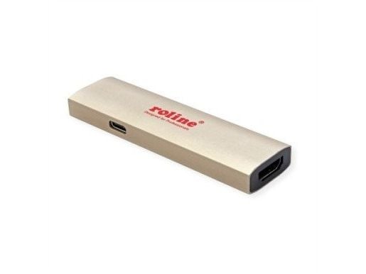 ROLINE 14.01.3478, HDMI Type A (Standard), USB Type-C, Hunkjønn, Hunkjønn, 7680 x 4320 piksler, 60 Hz