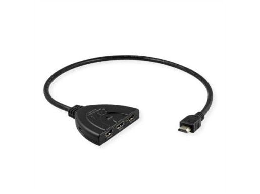 VALUE HDMI-kytkin, 3x1, 4K60Hz