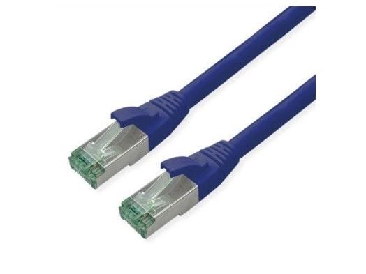 ROLINE RM S/FTP Patchkabel Kat6A/Kl.EA TPE blau 15m - FTP - PIMF (21.45.3248)