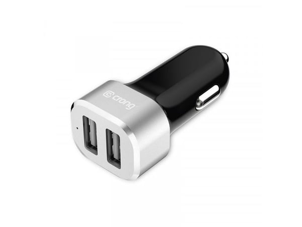 Crong Power autolaturi 24W - 2xUSB 2.4A autolaturi (alumiini)