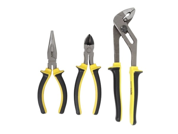 Pihtipihtien setti 3 osaa, Sivupihdit 160 mm, Neulapihdit 160 mm, Vesipumppupihdit 250 mm.