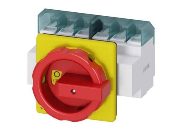 Lastfrånskiljare röd/gul 6-polig 35 mm² 63 A 690 V/AC Siemens 3LD25043VK53