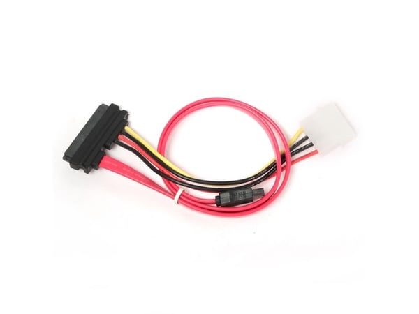 Gembird - SATA-kabel - Serial ATA 150/300/600 - SATA-kombo (hunn) til 4-pin intern strøm, SATA - 35 cm