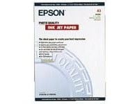 Epson Photo Quality Ink Jet Paper - Matt - belagt - A3 (297 x 420 mm) - 102 g/m² - 100 ark papir - for SureColor SC-P700, P7500, P900, P9500, T2100...