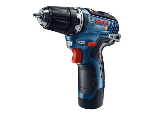 Bosch GSR 12V-35 FC Professional - Drill/driver - trådløs - 2 hastigheter - nøkkelfri borhylse 10 mm - 35 N·m - 2 batterier - 12 V