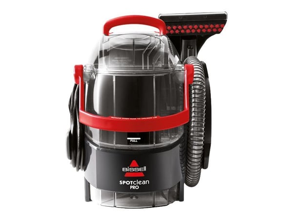 BISSELL SpotClean Pro 1558N - Mattvätt - med behållare - röd/svart
