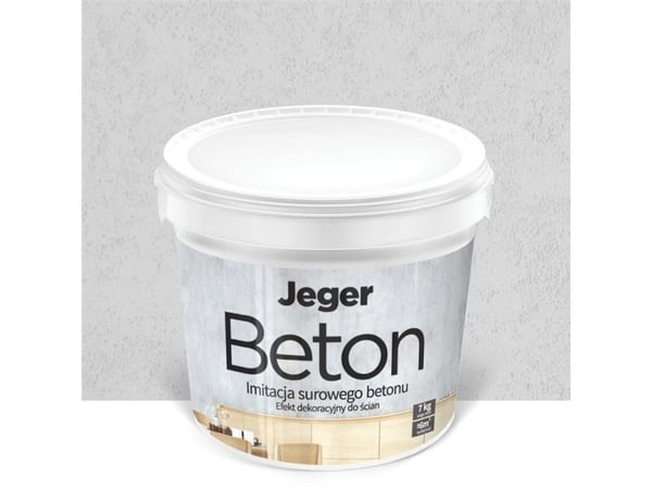 Decorative plaster Jeger Beton Como, grey, 7 kg