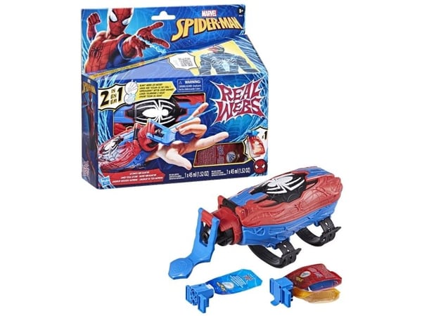 Marvel Spider-Man Real Webs Ultimate Web Blaster, Toy glove blaster, 5 yr(s), 99 yr(s), 304 g