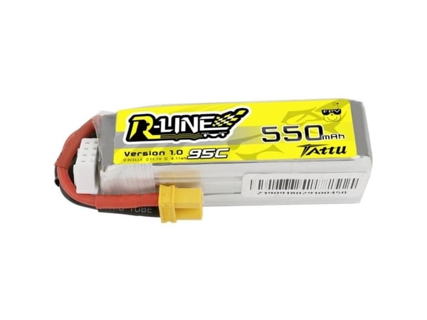 Tattu R-Line 550mAh 11.1V 95C 3S1P XT30 akku