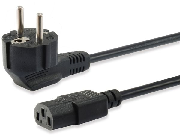 Varusteet 112121, 3 m, IEC C13, CEE7/7, H05VV-F3G, 250 V, 10 A
